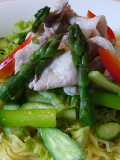 涼麺~豚しゃぶごまダレ-レシピのメイン写真