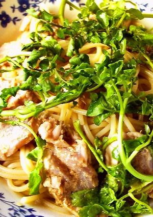 マグロの冷製パスタ　ポン酢仕立て-レシピのメイン写真