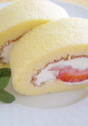 本格派♪フルーツ・ロールケーキの完成！-レシピのメイン写真