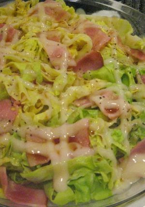 チンするだけの簡単♪ベーコンチーズサラダ-レシピのメイン写真
