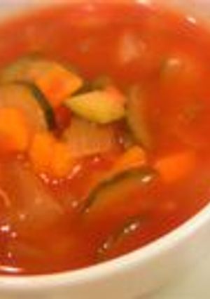 簡単♪トマトｽｰﾌﾟ-レシピのメイン写真