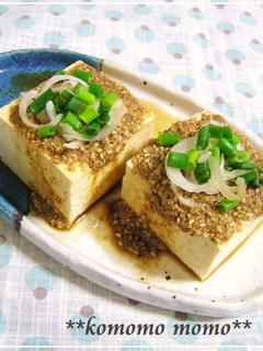 ◆ごまダレ豆腐◆-レシピのメイン写真