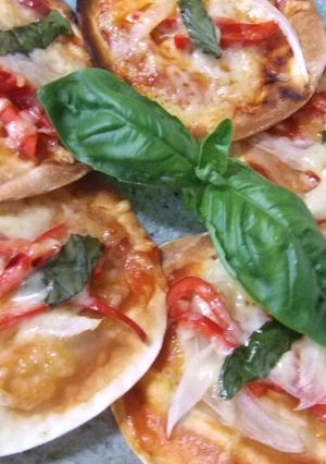 餃子の皮で手抜きピッザ-レシピのメイン写真