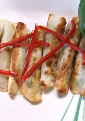 そら豆とチーズの棒餃子風-レシピのメイン写真