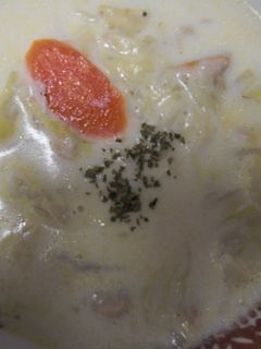 鶏ハムでミルクスープ-レシピのメイン写真