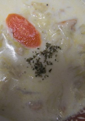 鶏ハムでミルクスープ-レシピのメイン写真