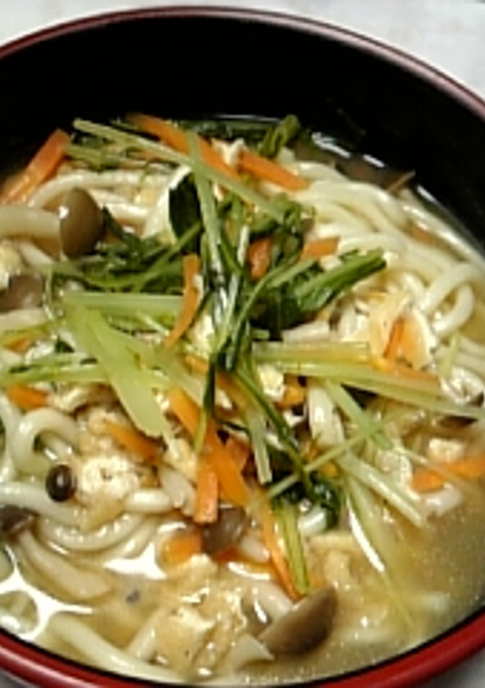 ★鶏肉と蕪のとろとろ煮だし汁deうどん★-レシピのメイン写真