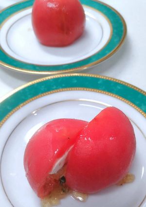 香りを包む トマトの冷たいファルシ-レシピのメイン写真