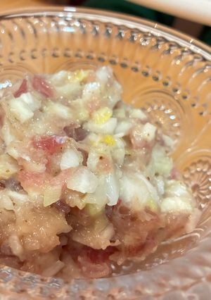 マグロのタルタル-レシピのメイン写真