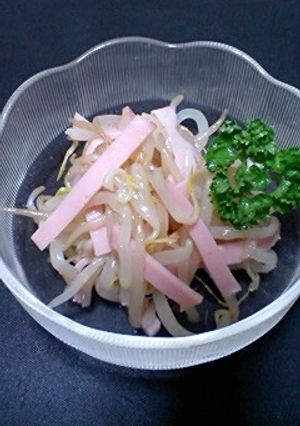 もやしとハムのごま油和え-レシピのメイン写真