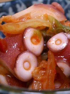 超簡単♪タコキムチ-レシピのメイン写真
