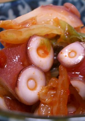 超簡単♪タコキムチ-レシピのメイン写真