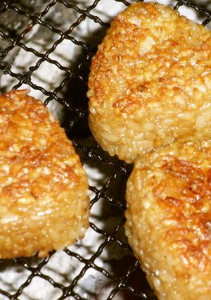 バーベキューde簡単焼きおにぎり♪-レシピのメイン写真
