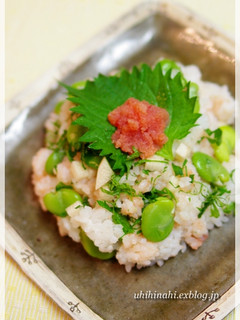 そらまめと明太子の混ぜご飯-レシピのメイン写真