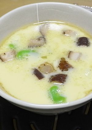そら豆の中華風茶碗蒸し-レシピのメイン写真