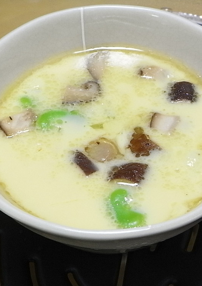 そら豆の中華風茶碗蒸し-レシピのメイン写真