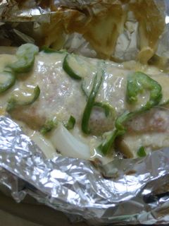 鮭のチャンチャン風ホイル焼き-レシピのメイン写真