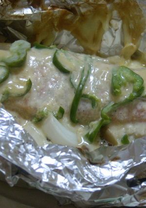 鮭のチャンチャン風ホイル焼き-レシピのメイン写真
