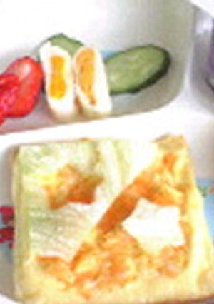 野菜チーズトースト★離乳食にも!-レシピのメイン写真