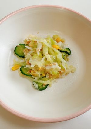 さっぱりツナサラダ☆給食メニュー-レシピのメイン写真