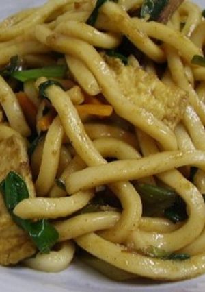 焼きカレーうどん-レシピのメイン写真