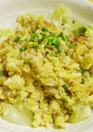 たまごでぽろぽろ★ツナレタス炒飯-レシピのメイン写真