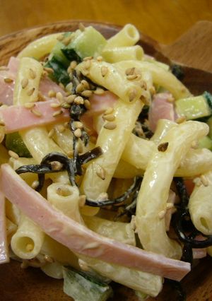 ちょっぴり和風なサラスパ-レシピのメイン写真