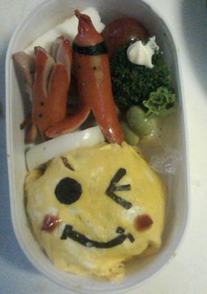 キャラ弁　オムライス-レシピのメイン写真
