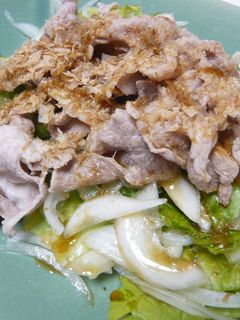めんつゆde新玉ねぎ&豚しゃぶサラダ-レシピのメイン写真