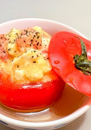 ロッソトマたまボム-レシピのメイン写真