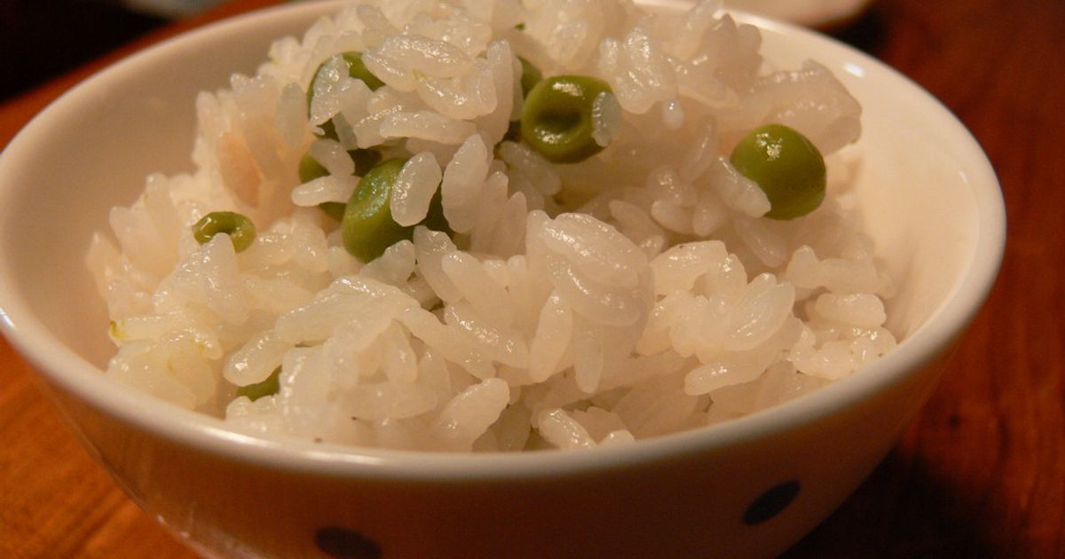 スナップエンドウで豆ご飯 by しんがし畑 【クックパッド】 簡単
