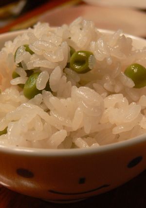 スナップエンドウDE豆ご飯★-レシピのメイン写真