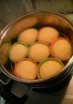 ふわふわ♪ヨーグルトで作るチーズ蒸しパン-レシピのメイン写真