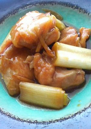 ご飯に合いすぎ！若鶏とネギの照り焼き♪-レシピのメイン写真