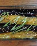 暑い日の冷たい茄子の揚げびたし