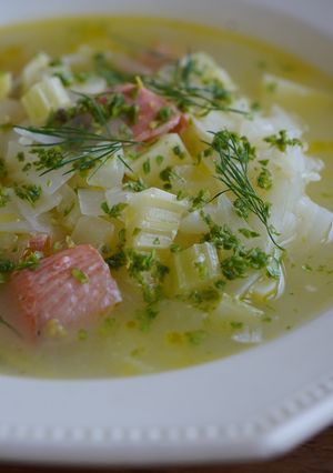 鮭と野菜の酒粕スープ-レシピのメイン写真