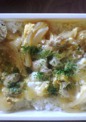 ヤマキのめんつゆ✿親子丼✿(お弁当版)-レシピのメイン写真