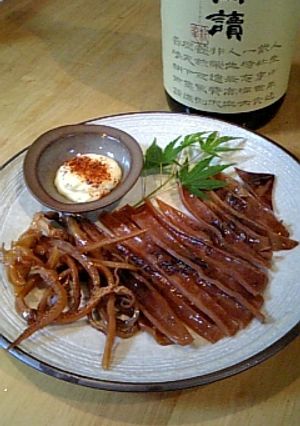 おつまみに最高！！漬けあたりめ(するめ)-レシピのメイン写真