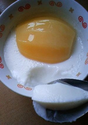 牛乳１００％杏仁豆腐（アガー使用）-レシピのメイン写真