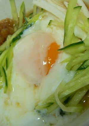 長いもきゅうり温たまのせ☆-レシピのメイン写真