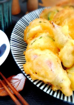 *ズッキーニサンドとみょうがのフリット-レシピのメイン写真