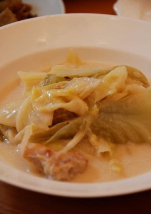 春キャベツと鶏のミルク煮-レシピのメイン写真