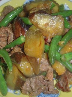 茄子と牛肉の炒め煮-レシピのメイン写真