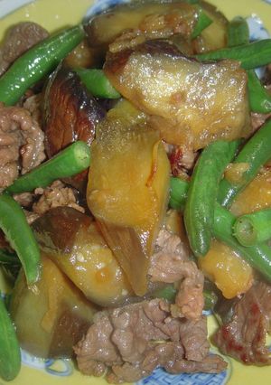 茄子と牛肉の炒め煮-レシピのメイン写真