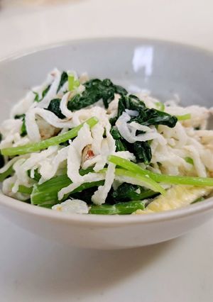 切り干し大根とほうれん草の和え物-レシピのメイン写真