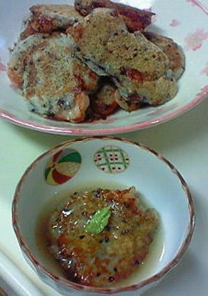 長芋とエビの蓮根饅頭割烹風-レシピのメイン写真