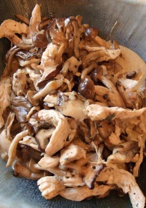 鶏ときのこのゴルゴンゾーラソース-レシピのメイン写真