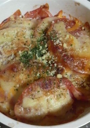 ♪甘くて美味しいトマトのチーズ焼き-レシピのメイン写真