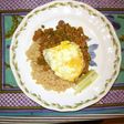 激旨グリーンピースとひき肉のキーマカレー