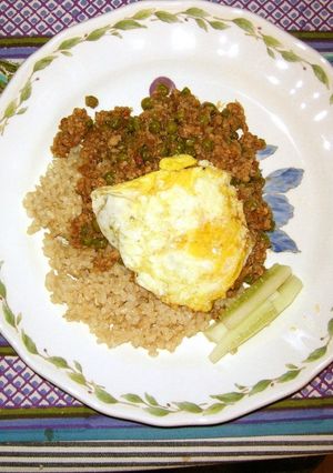 激旨グリーンピースとひき肉のキーマカレー-レシピのメイン写真